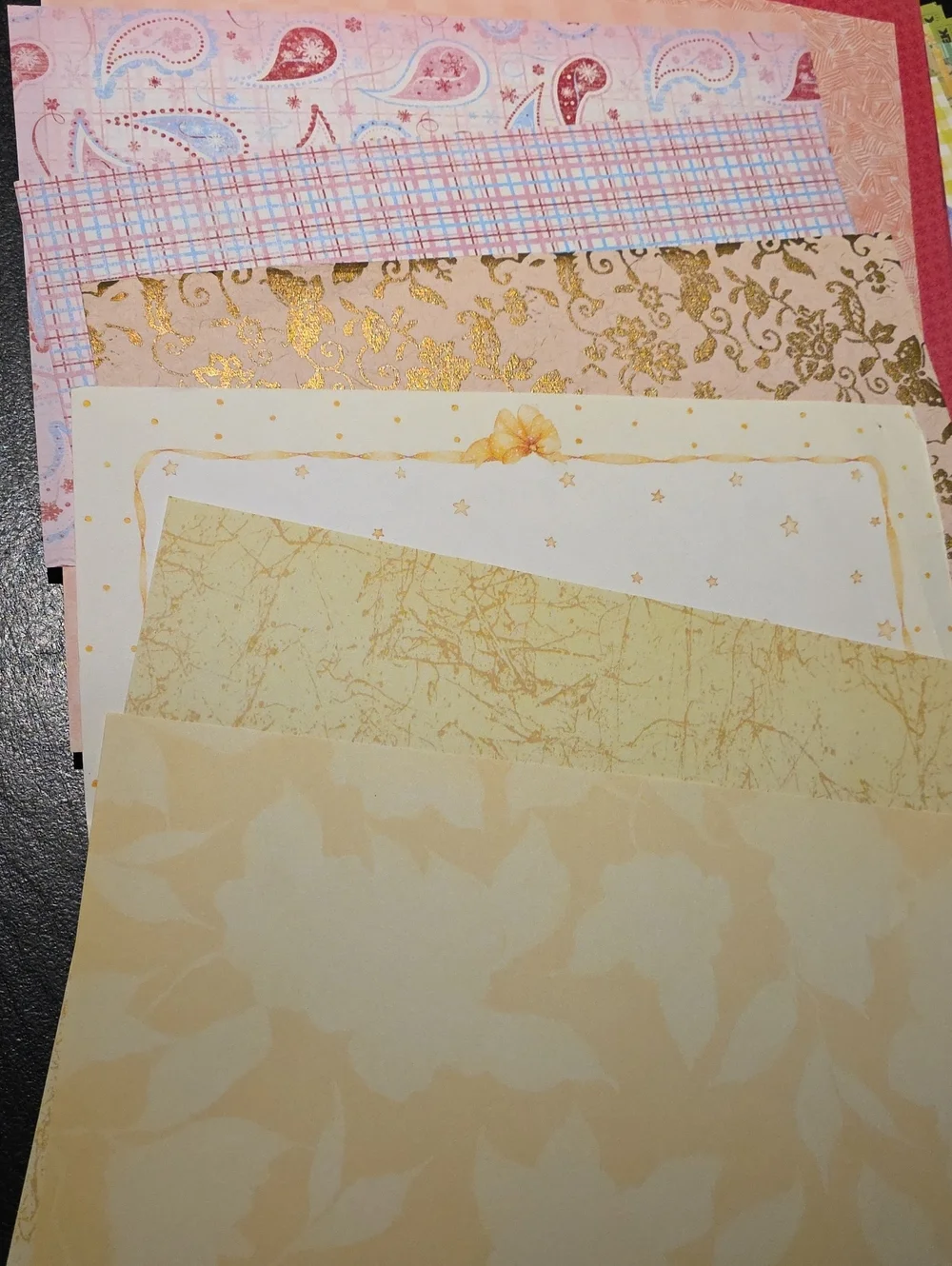 Autumn Pattern Scrapbook Paper Set - Warm Orange & Brown